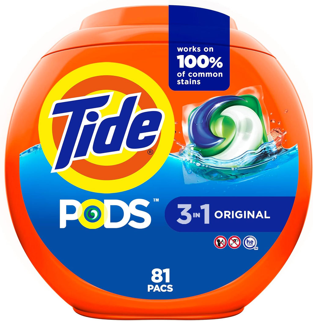 Tide PODS Laundry Detergent Soap Pods, Spring Meadow Scent, 112 count