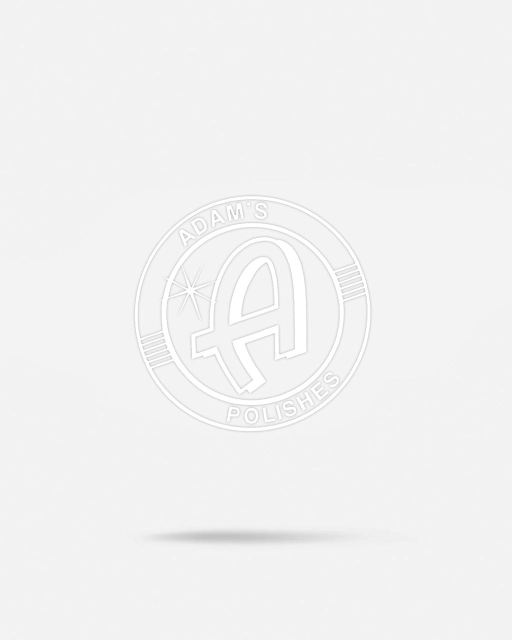 Adam's Die Cut Circle Logo Sticker