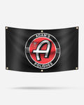 Adam's Garage Banner - Circle Logo